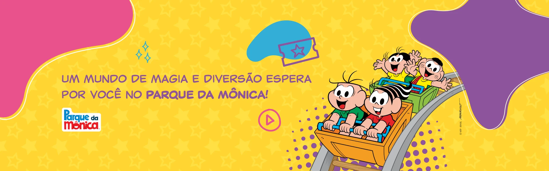 Parque da Mônica Banner Desktop